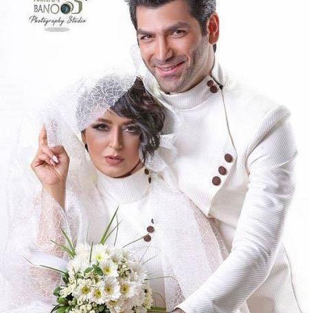 عکس امیر صدهزاری و همسرش