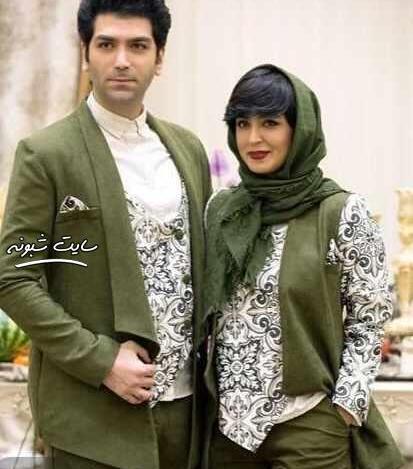 عکس امیر صدهزاری و همسرش
