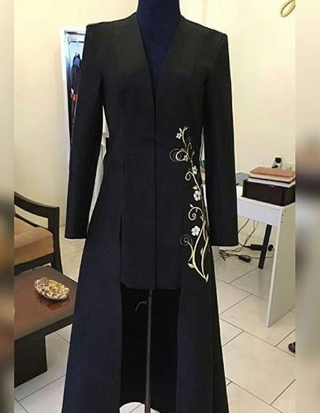 عکس مانتو بلند شیک و مجلسی