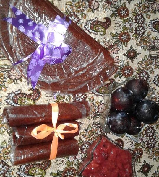 عکس لواشک آلوچه