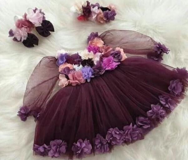 عکس لباس مجلسی دخترانه کوچولو