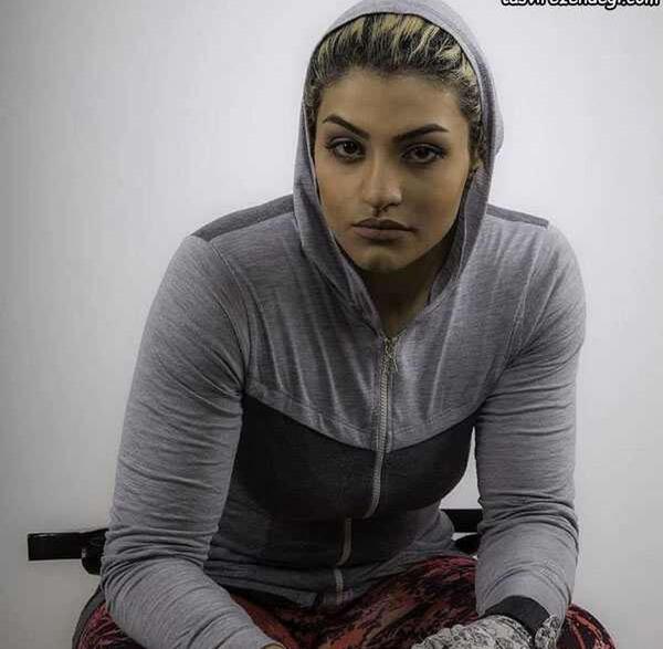 عکس صدف خادم بوکسور