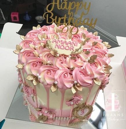 عکس کیک تولد گل گلی