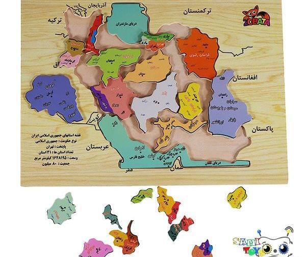 عکس کارتونی نقشه ایران