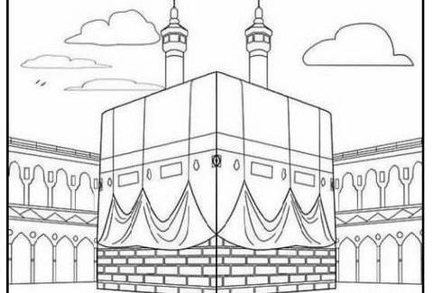 عکس کعبه برای نقاشی