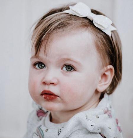 عکس دختر بچه ی غمگین