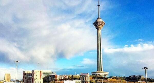 عکس گنبد اسمان برج میلاد