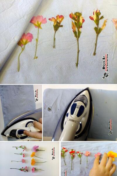 عکس ایده با گل خشک