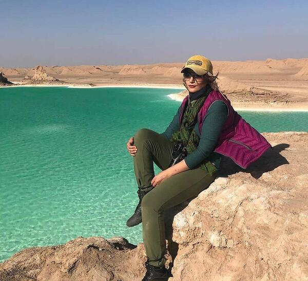 عکس بارداری لادن مستوفی