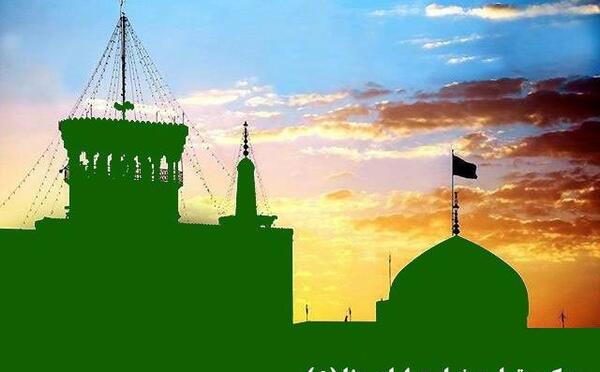 عکس حرم امام رضا تسلیت