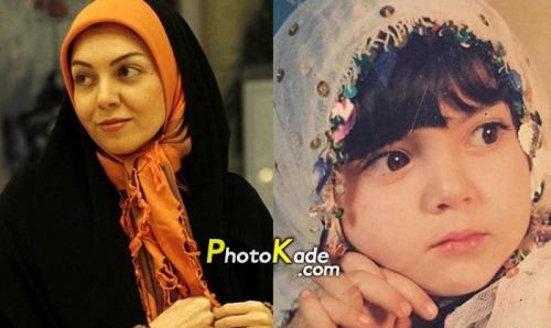 عکس کودکی ازاده نامداری