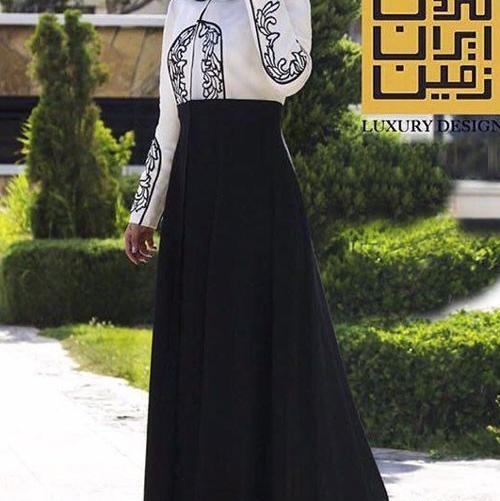 عکس مانتو بلند رسمی