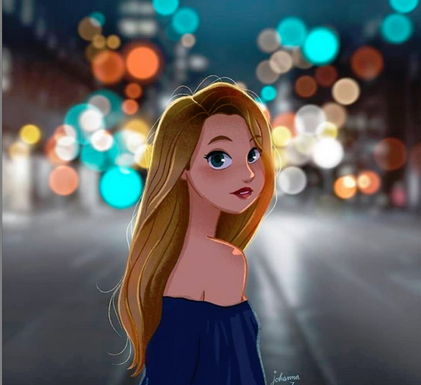 عکس پروفایل کارتونی فانتزی دخترانه