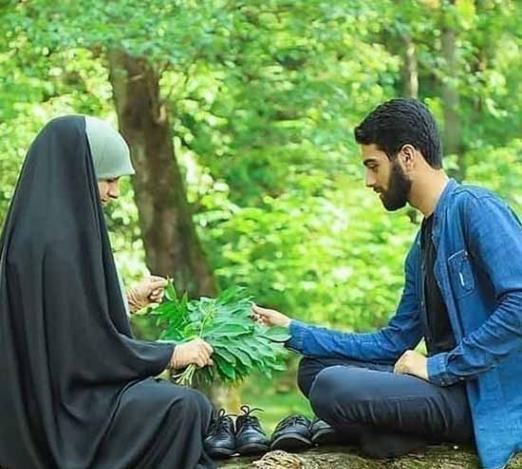 عکس پسر مذهبی عاشق