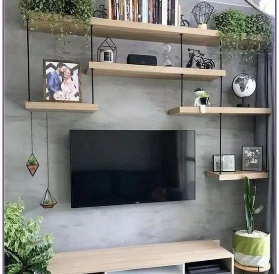 عکس ایده برای دیوار پشت تلویزیون