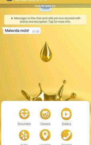 عکس واتساپ طلایی