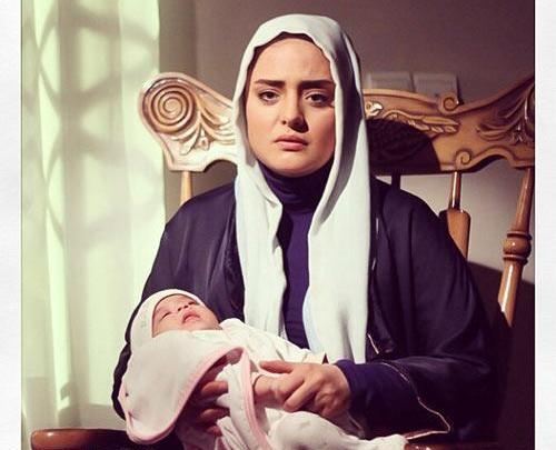 عکس بارداری نرگس محمدی