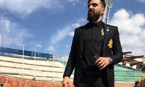 عکس سینا عشوری و همسرش