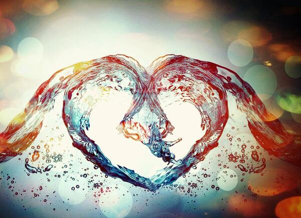 عکس قلب روی شیشه