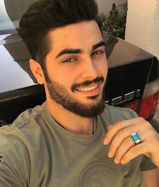 عکس پسر جذاب با ته ریش