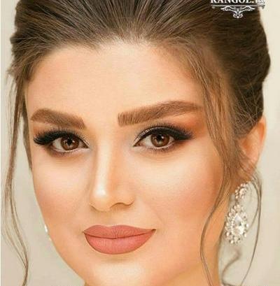 عکس عروس صورت زیبا