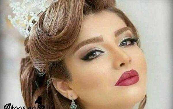 عکس عروس صورت زیبا