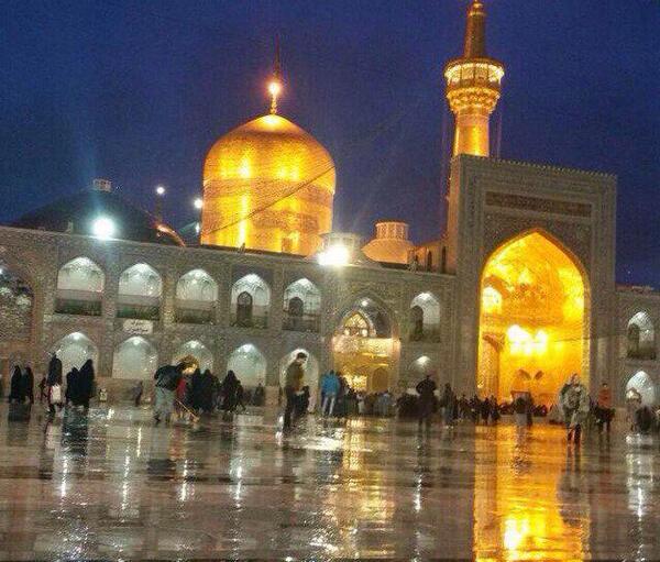 عکس حرم امام رضا زنده