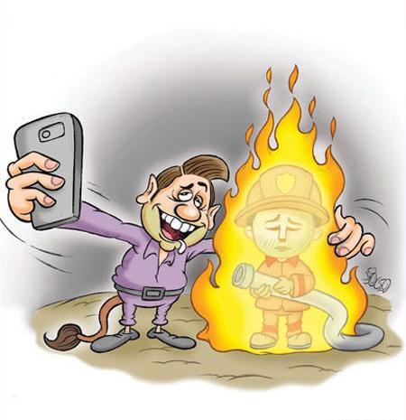 عکس طنز آتش نشانی