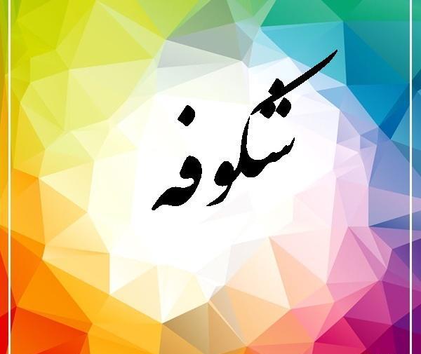 عکس نوشته از اسم شکوفه