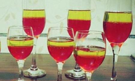 عکس ایده ژله دو رنگ