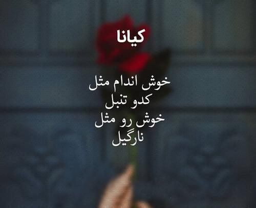 عکس نوشته کیان و کیانا