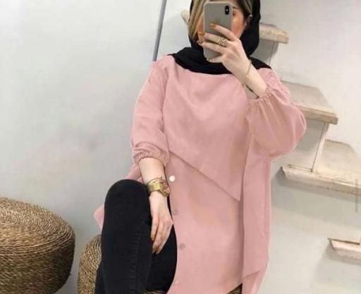 عکس مدل مانتو جلو باز خفاشی دخترانه