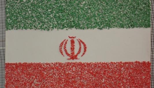 عکس ایده برای کاردستی پرچم ایران