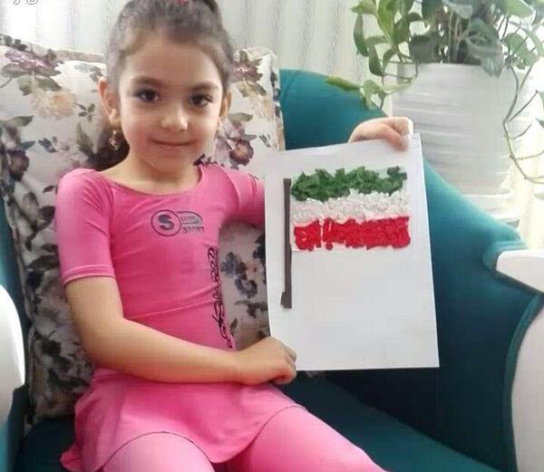 عکس ایده برای کاردستی پرچم ایران