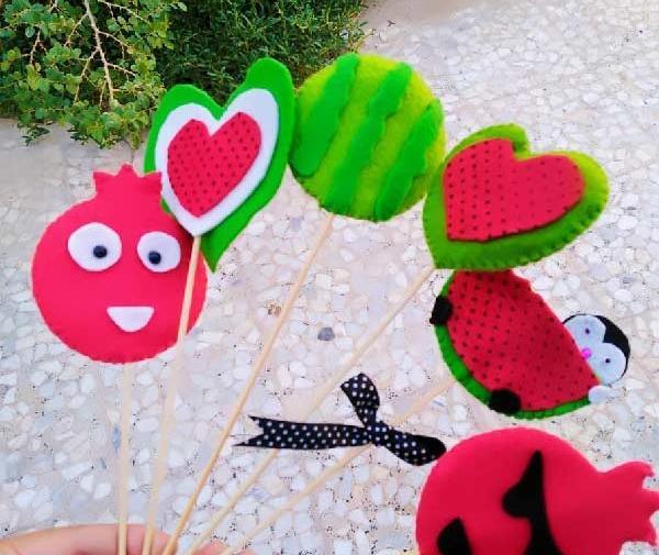 عکس ایده تاج برای شب یلدا