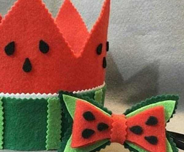 عکس ایده تاج برای شب یلدا