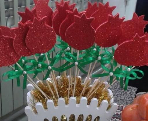 عکس ایده تاج برای شب یلدا