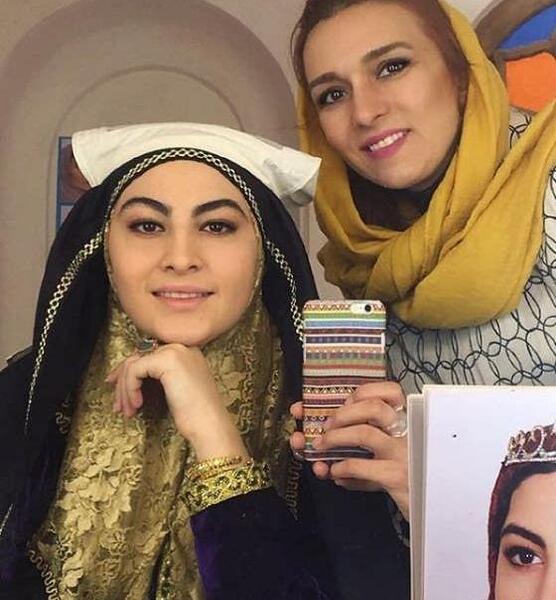 عکس حنانه احدی در بانوی عمارت