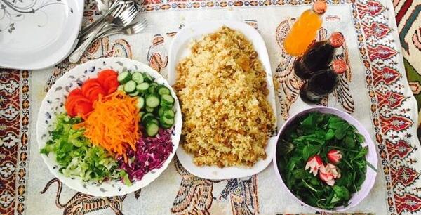 عکس غذا ساده