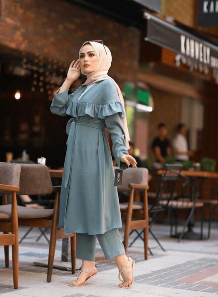 عکس مدل مانتو جدید دخترانه ترک