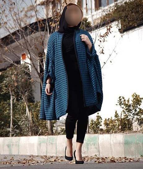 عکس مدل مانتو پاییزه جلو باز
