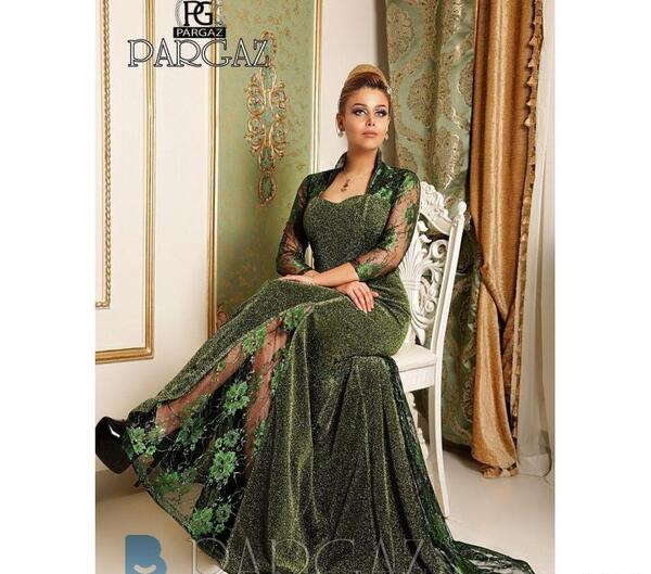 عکس لباس مجلسی زنانه گیپور