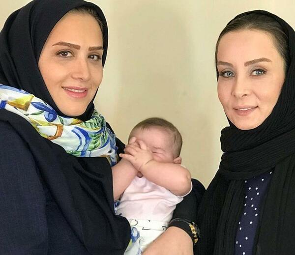 عکس حدیث فولادوند و فرزندش