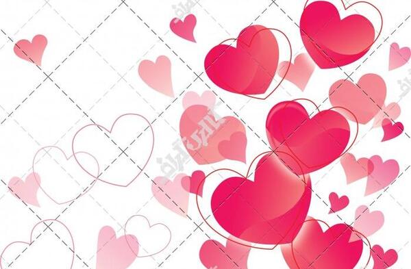 عکس قلب های رنگارنگ
