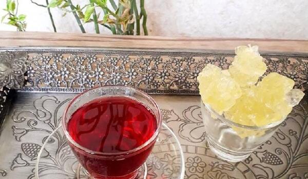 عکس چای آلبالو