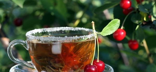 عکس چای آلبالو