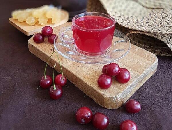 عکس چای آلبالو