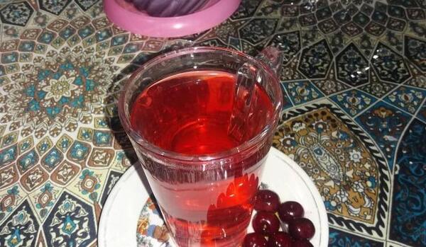 عکس چای آلبالو