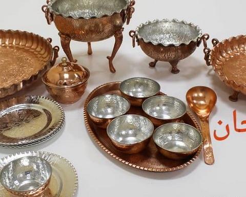عکس ظروف مسی پذیرایی