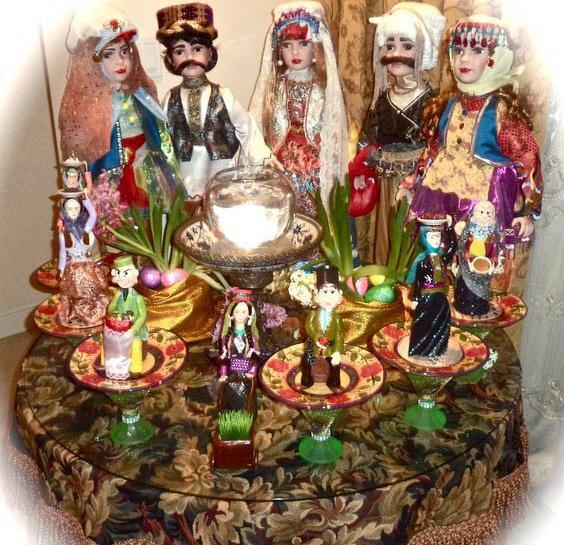 عکس سفره هفت سین عروسکی
